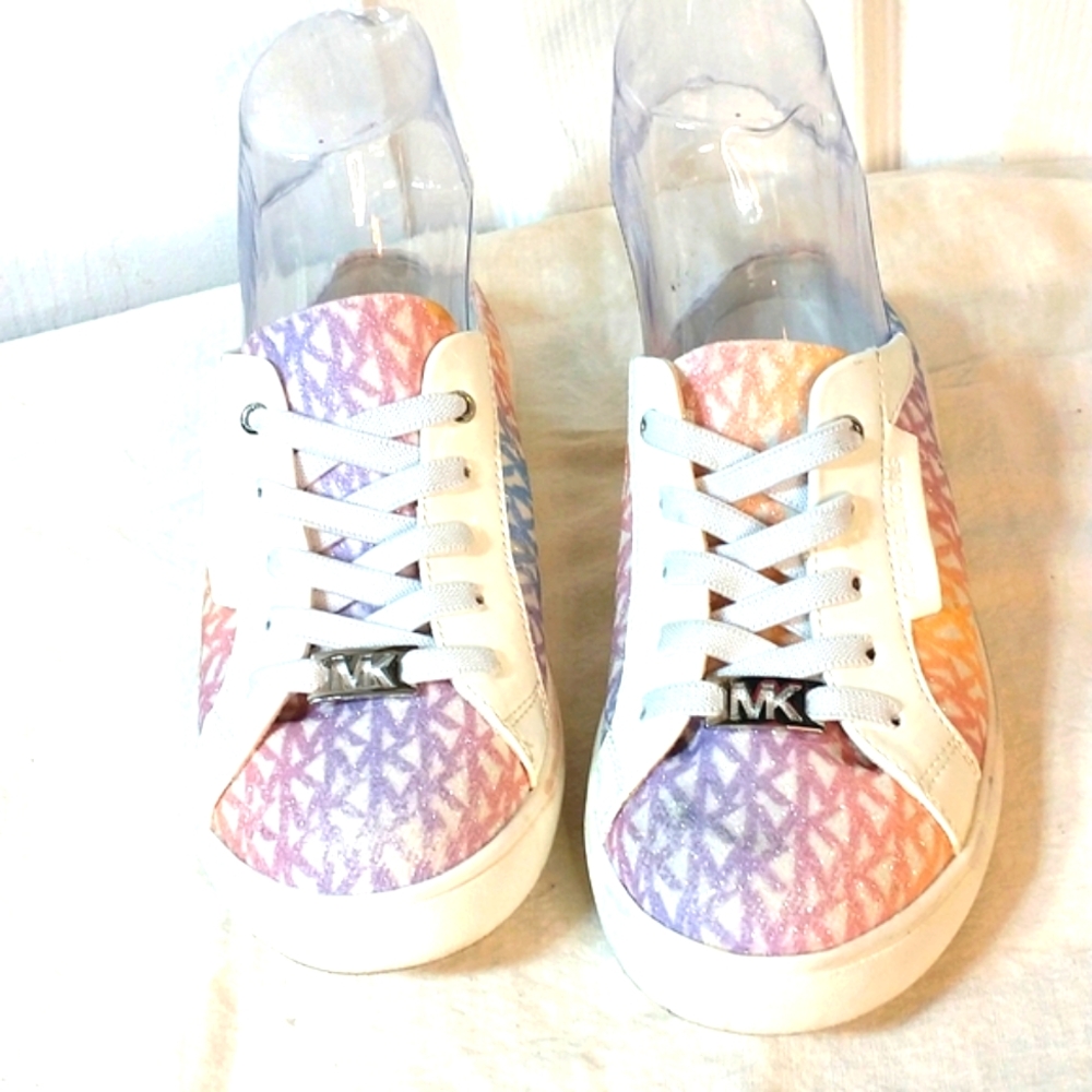 Michael Kors vegan sneakers, shoes, mules beautiful pre loved condition size 3